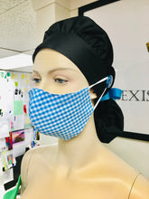 Load image into Gallery viewer, CLASSICS - Olson Mask - Gingham - Blue