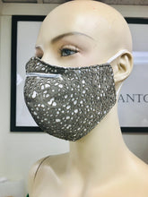 Load image into Gallery viewer, Innovative Mask - Laser Cut Leather - Gold
