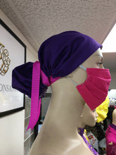 Load image into Gallery viewer, Reversible - Purple Gingham / Grape