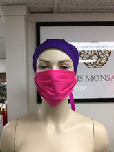 Load image into Gallery viewer, Reversible - Purple Gingham / Grape