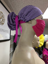 Load image into Gallery viewer, Reversible - Purple Gingham / Grape