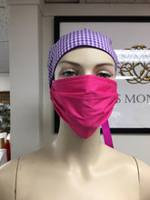 Load image into Gallery viewer, Reversible - Purple Gingham / Grape