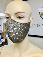 Load image into Gallery viewer, Innovative Mask - Laser Cut Leather - Gold
