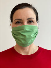 Load image into Gallery viewer, 3 Pack Pleated Masks - Turq-Lime