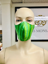 Load image into Gallery viewer, Olson Mask - Batik - Green