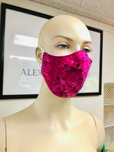 Load image into Gallery viewer, Olson Mask - Batik - Magenta