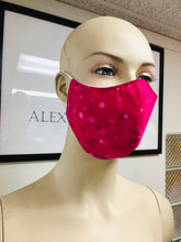 Load image into Gallery viewer, Olson Mask - Batik - Fuschia