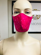 Load image into Gallery viewer, Olson Mask - Batik - Fuschia