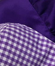 Load image into Gallery viewer, Reversible - Purple Gingham / Grape