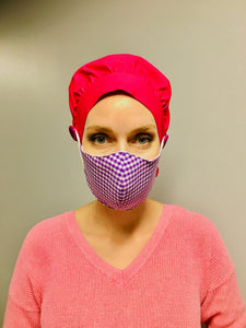 CLASSICS - Olson Mask - Gingham - Purple