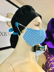 CLASSICS - Olson Mask - Gingham - Blue