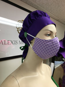 CLASSICS - Olson Mask - Gingham - Purple