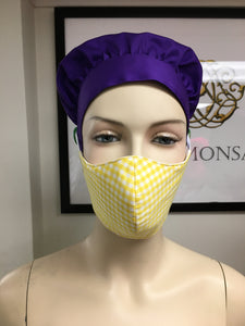 CLASSICS - Olson Mask - Gingham - Yellow