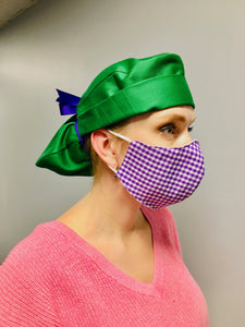 CLASSICS - Olson Mask - Gingham - Purple