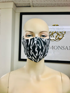 Olson Mask - Ikat- Tribal