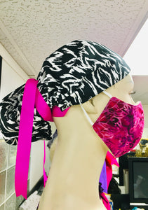 Bouffant Cap - Ikat