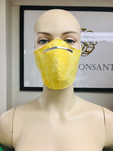 Olson Mask - Batik - Yellow