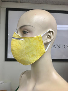 Olson Mask - Batik - Yellow