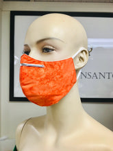 Load image into Gallery viewer, Olson Mask - Batik - Orange
