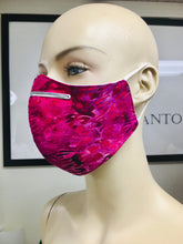 Load image into Gallery viewer, Olson Mask - Batik - Magenta
