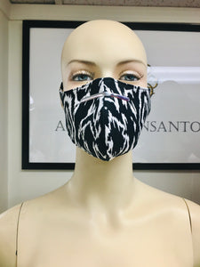 Olson Mask - Ikat- Tribal