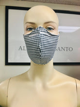 Load image into Gallery viewer, CLASSICS - Olson Mask - Gingham - Black
