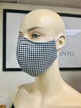 Load image into Gallery viewer, CLASSICS - Olson Mask - Gingham - Black
