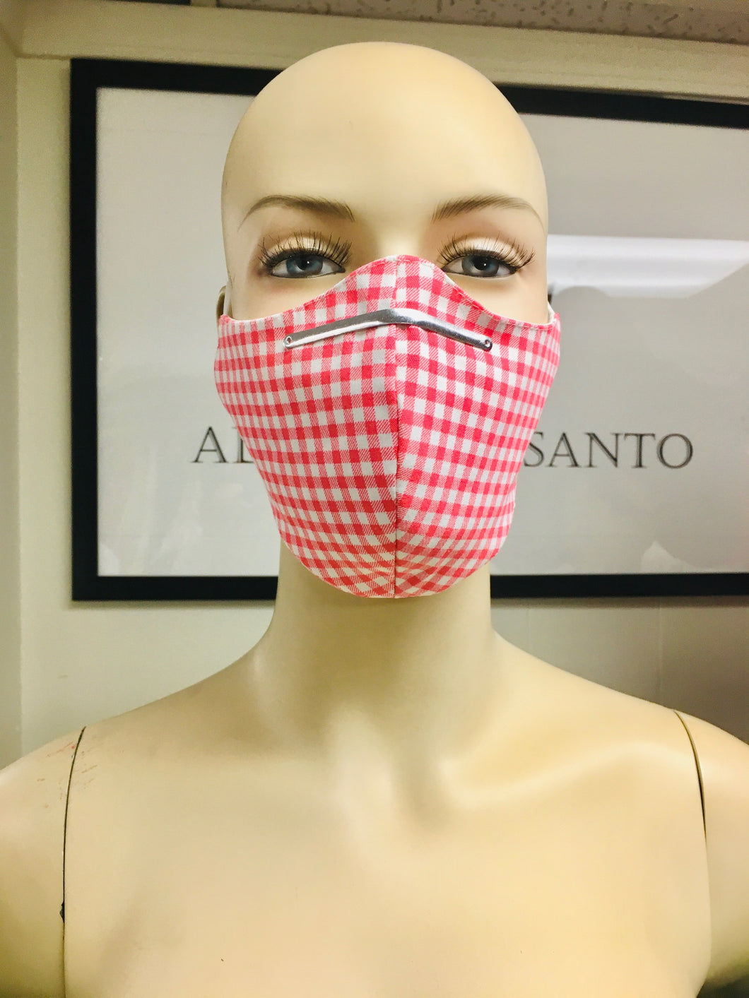 CLASSICS - Olson Mask - Gingham - Pink