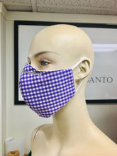 Load image into Gallery viewer, CLASSICS - Olson Mask - Gingham - Purple
