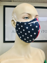 Load image into Gallery viewer, AMERICANA - Pleated Mask - Independence
