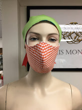 Load image into Gallery viewer, CLASSICS - Olson Mask - Gingham - Orange
