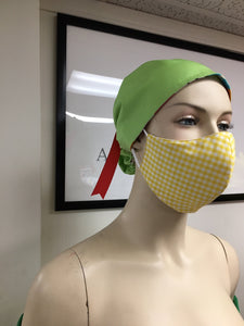 CLASSICS - Olson Mask - Gingham - Yellow