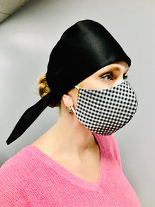 CLASSICS - Olson Mask - Gingham - Black