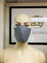 Load image into Gallery viewer, CLASSICS - Olson Mask - Gingham - Black
