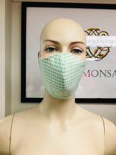 Load image into Gallery viewer, CLASSICS - Olson Mask - Gingham - Green
