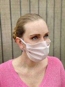 3 Pack Pleated Masks - Blush