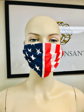 Load image into Gallery viewer, AMERICANA - Pleated Mask - Independence
