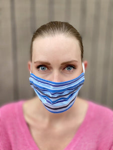 3 Pack Pleated Masks - Royal