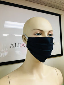 3 Pack Pleated Masks - Black