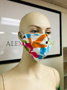 3 Pack Pleated Masks - Hibiscus