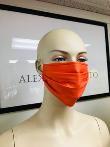 3 Pack Pleated Masks - Papaya