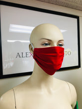 Load image into Gallery viewer, 3 Pack Pleated Masks - Scarlet
