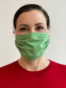 3 Pack Pleated Masks - Turq-Lime