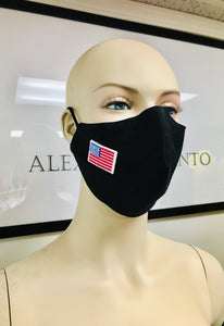 AMERICANA - Olson Mask - Yankee - Black