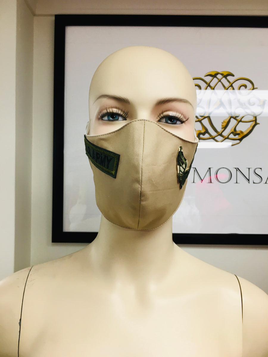 MILITARY - Olson Mask - Army - Beige – Alexis Monsanto Los Angeles ...