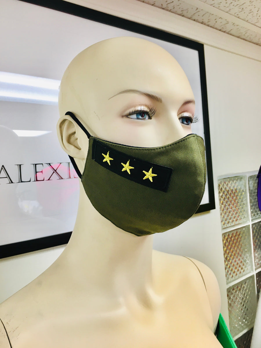 MILITARY - Olson Mask - 3 Star - Olive – Alexis Monsanto Los Angeles ...