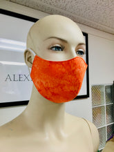 Load image into Gallery viewer, Olson Mask - Batik - Orange
