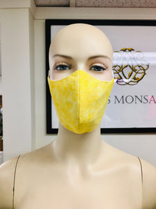 Olson Mask - Batik - Yellow