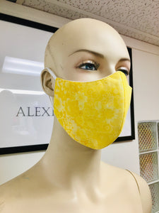 Olson Mask - Batik - Yellow