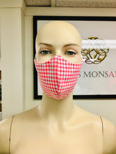 Load image into Gallery viewer, CLASSICS - Olson Mask - Gingham - Pink
